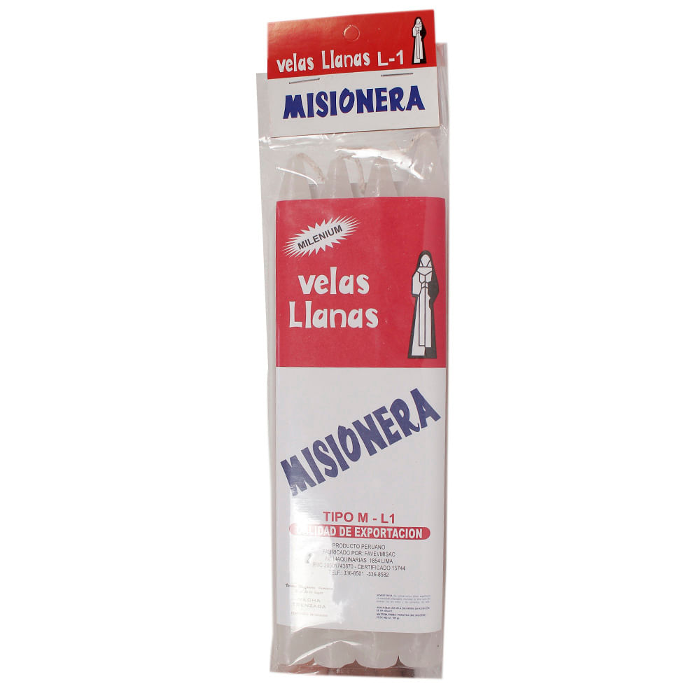 Vela MISIONERA Llana 4un