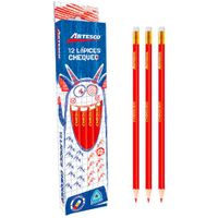 Lápices ARTESCO Chequeo Triangular Caja 12un