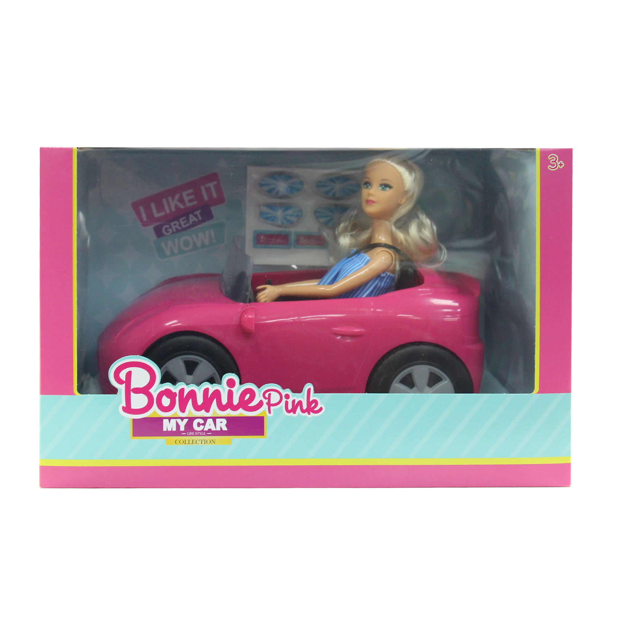 Carro de muñeca Rosado B716 BONNIE PINK
