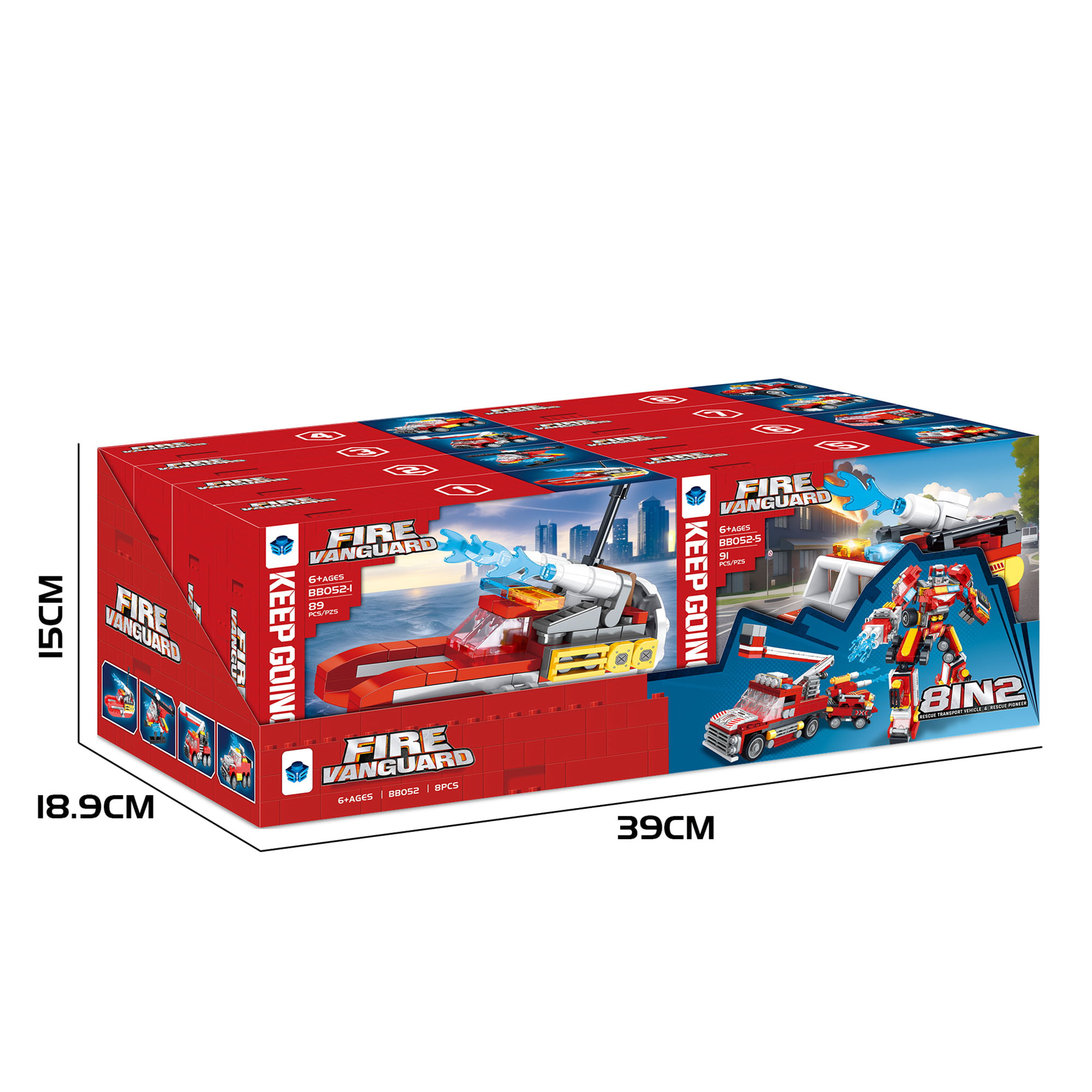 Bloques Colección Fire BRIGHT (Modelos Aleatorios)