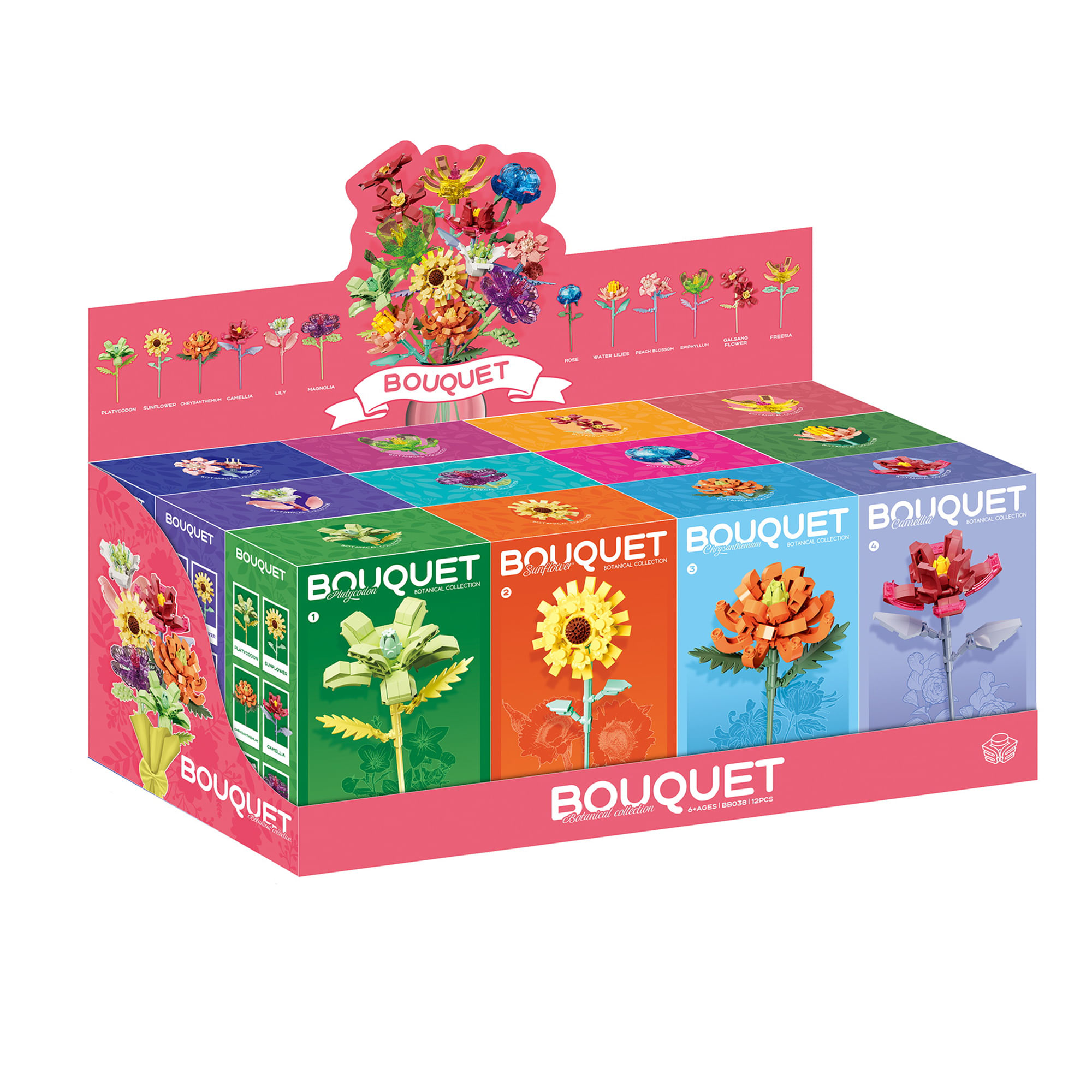 Bloques Colección Flores Bb038 BRIGHT BB038