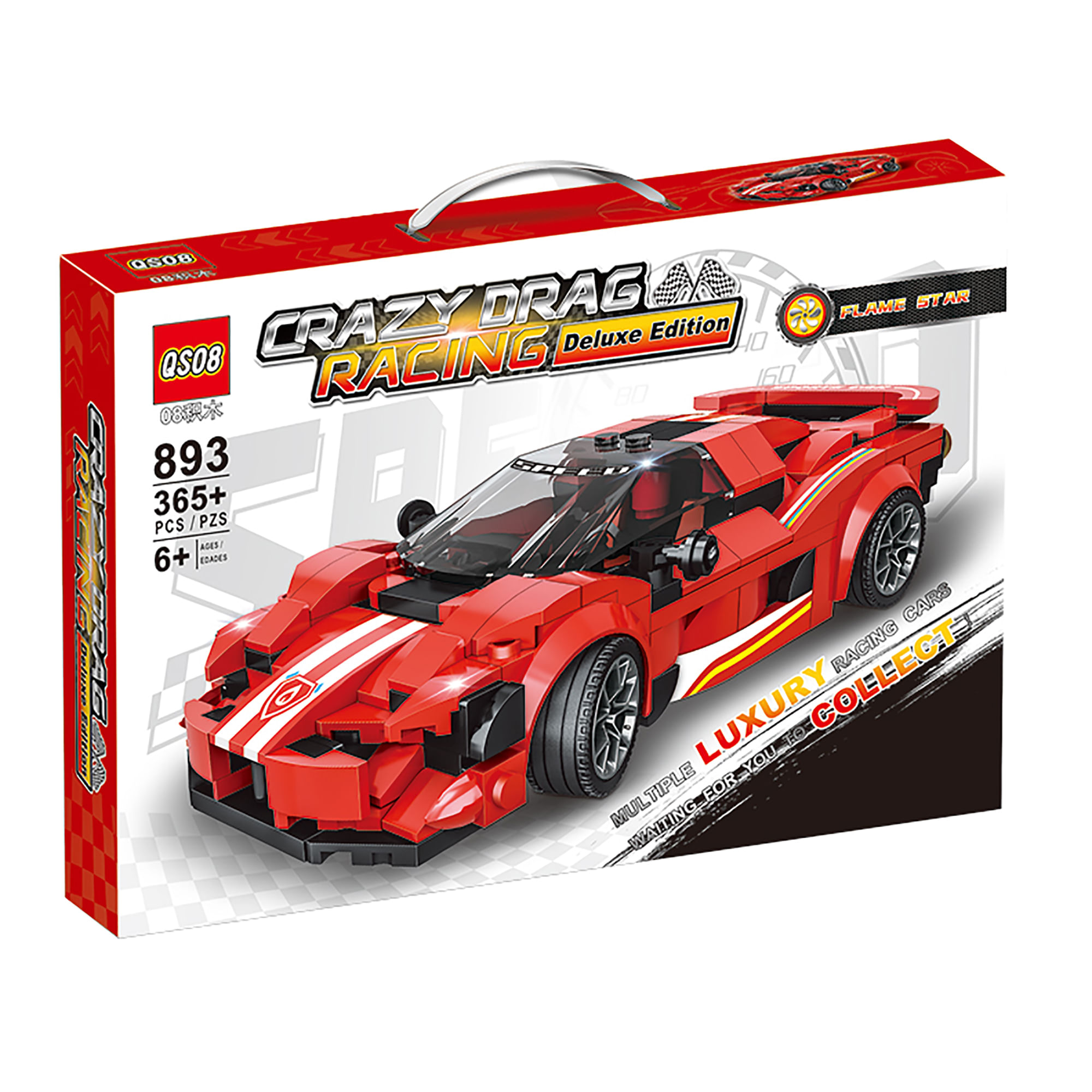 Bloques Carro Dep Rojo BRIGHT 893