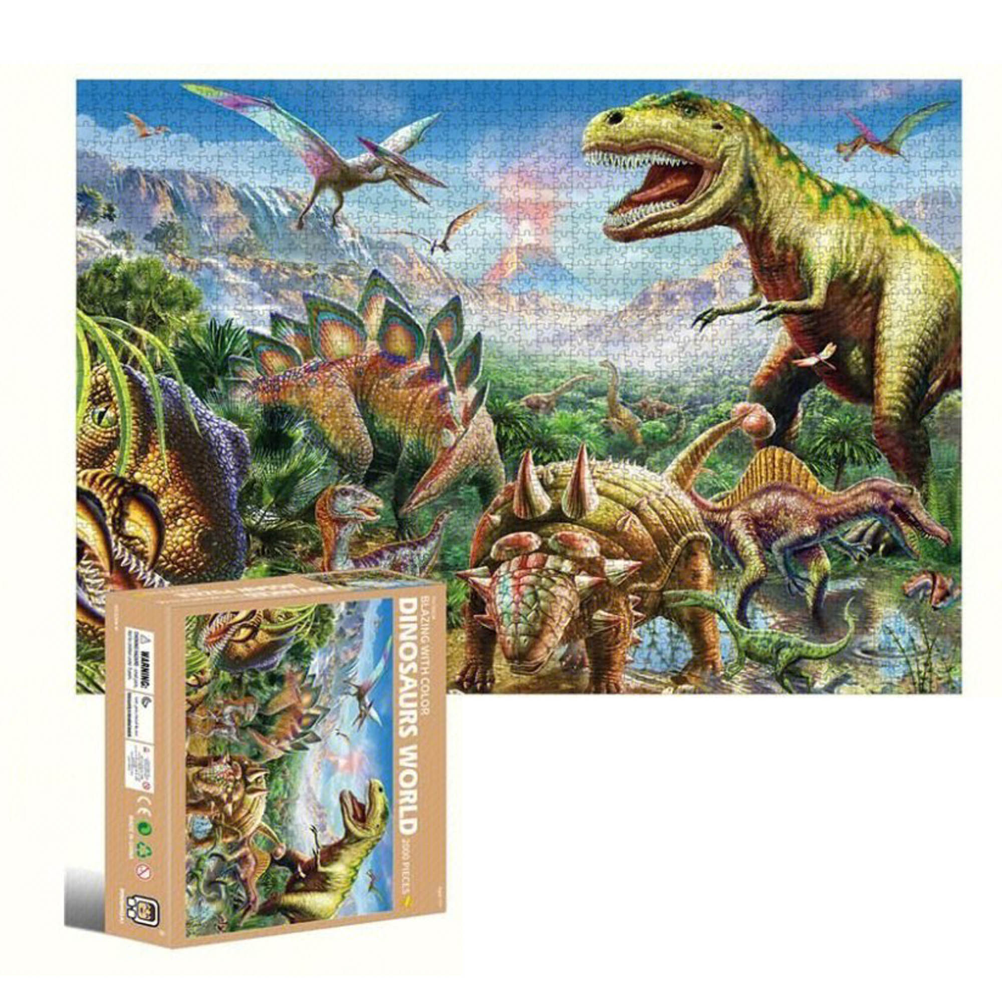 Rompecabezas 2000Pc Dinos HUAYUAN 0304-M