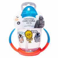 Tomatodo con caña transparente STAR WARS 230 ml