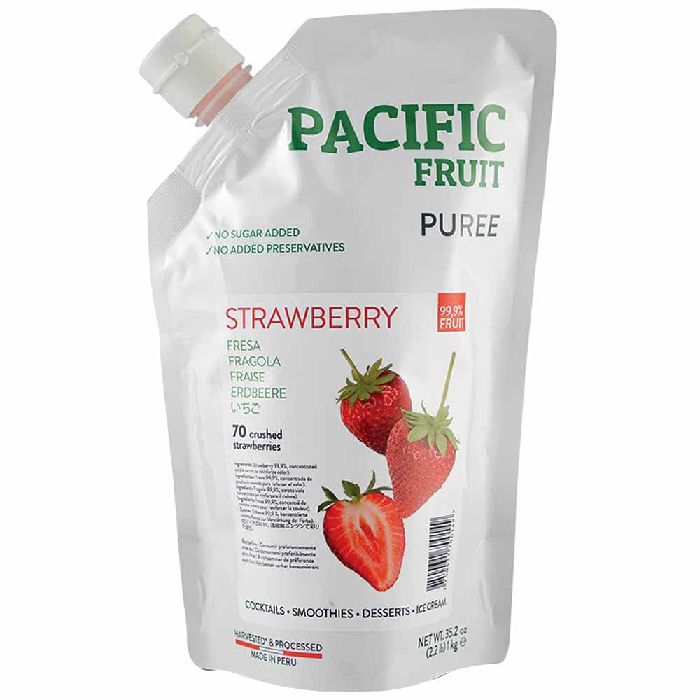 Puré de Fresa PACIFIC FRUIT Doypack 1Kg