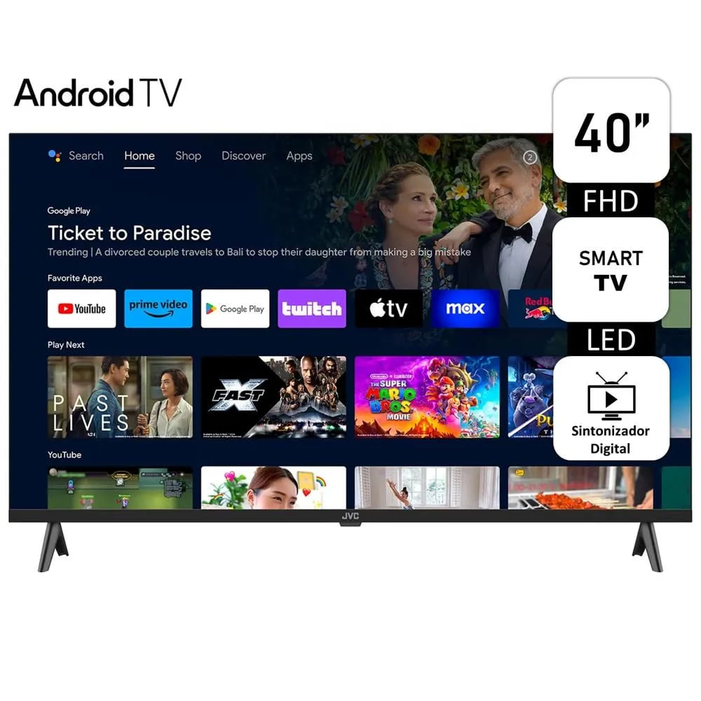 JVC SMART TV 40 Full HD ANDROID T LT-40KB418