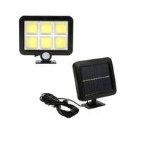 Reflector Luz LED Solar de Autocarga Sensor de Movimiento con Cable