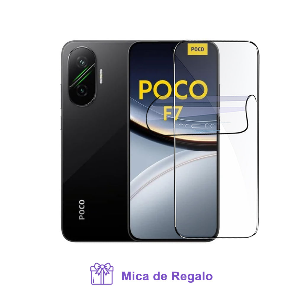 Xiaomi Poco F7 5G 12Gb Ram 512Gb Rom Black con Mica Hidrogel