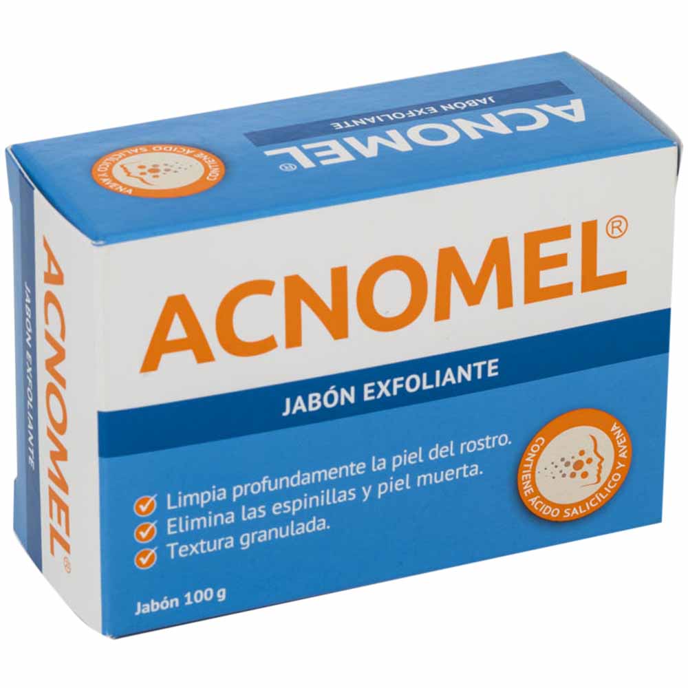 Jabón Exfoliante ACNOMEL Barra 100g