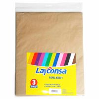 Papel Kraft LAYCONSA 50g 70x100 Bolsa 3un
