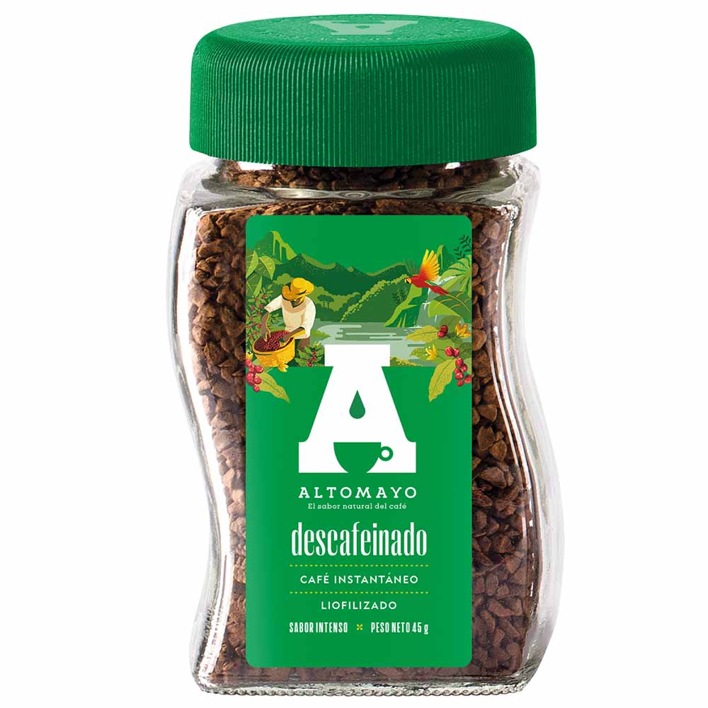 Café Instantáneo Descafeinado ALTOMAYO Frasco 45g