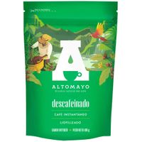 Café Instantáneo Descafeinado ALTOMAYO Doypack 100g