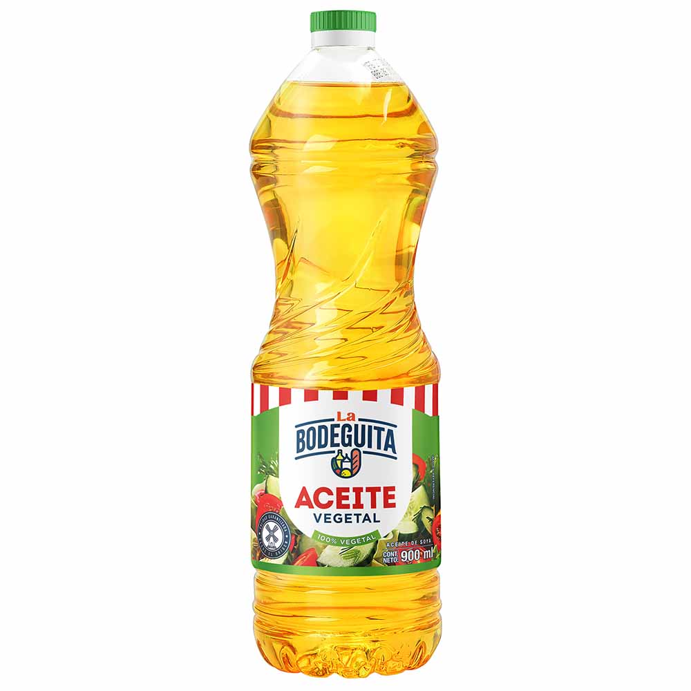 Aceite Vegetal LA BODEGUITA 100% Soya Botella 900ml