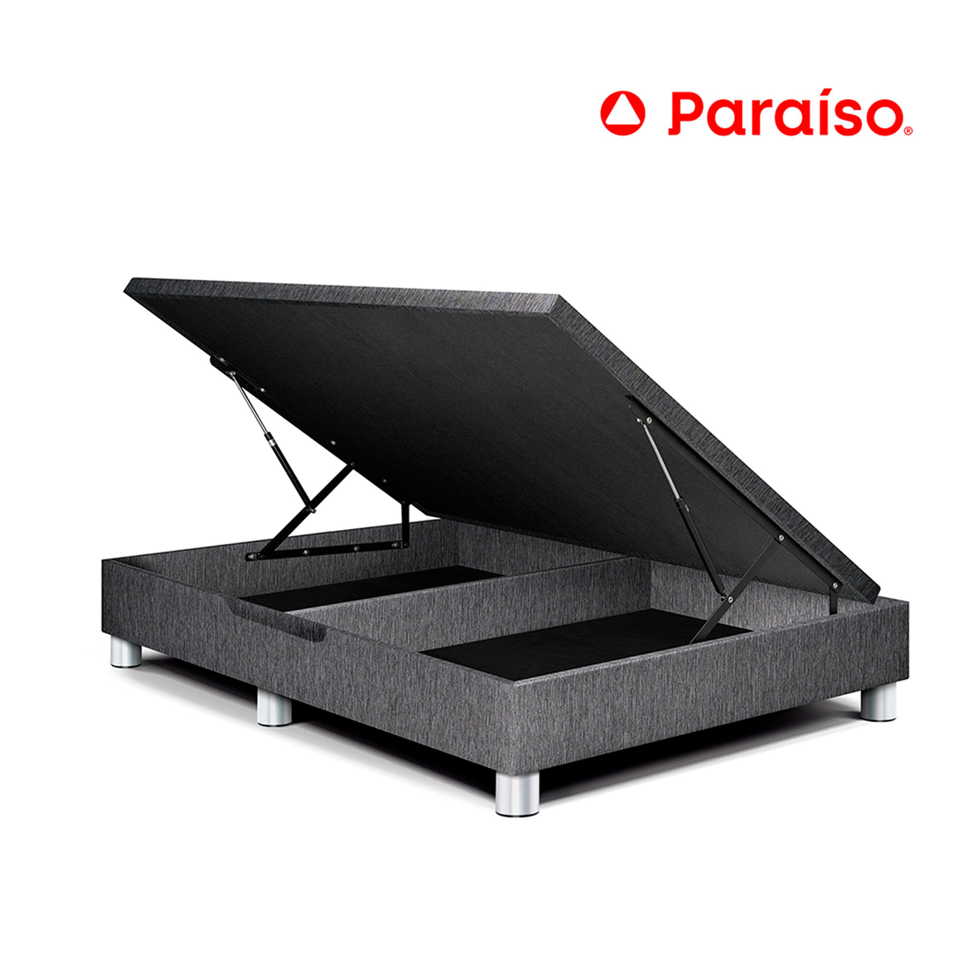 Boxet PARAÍSO Deluxe Queen Gris