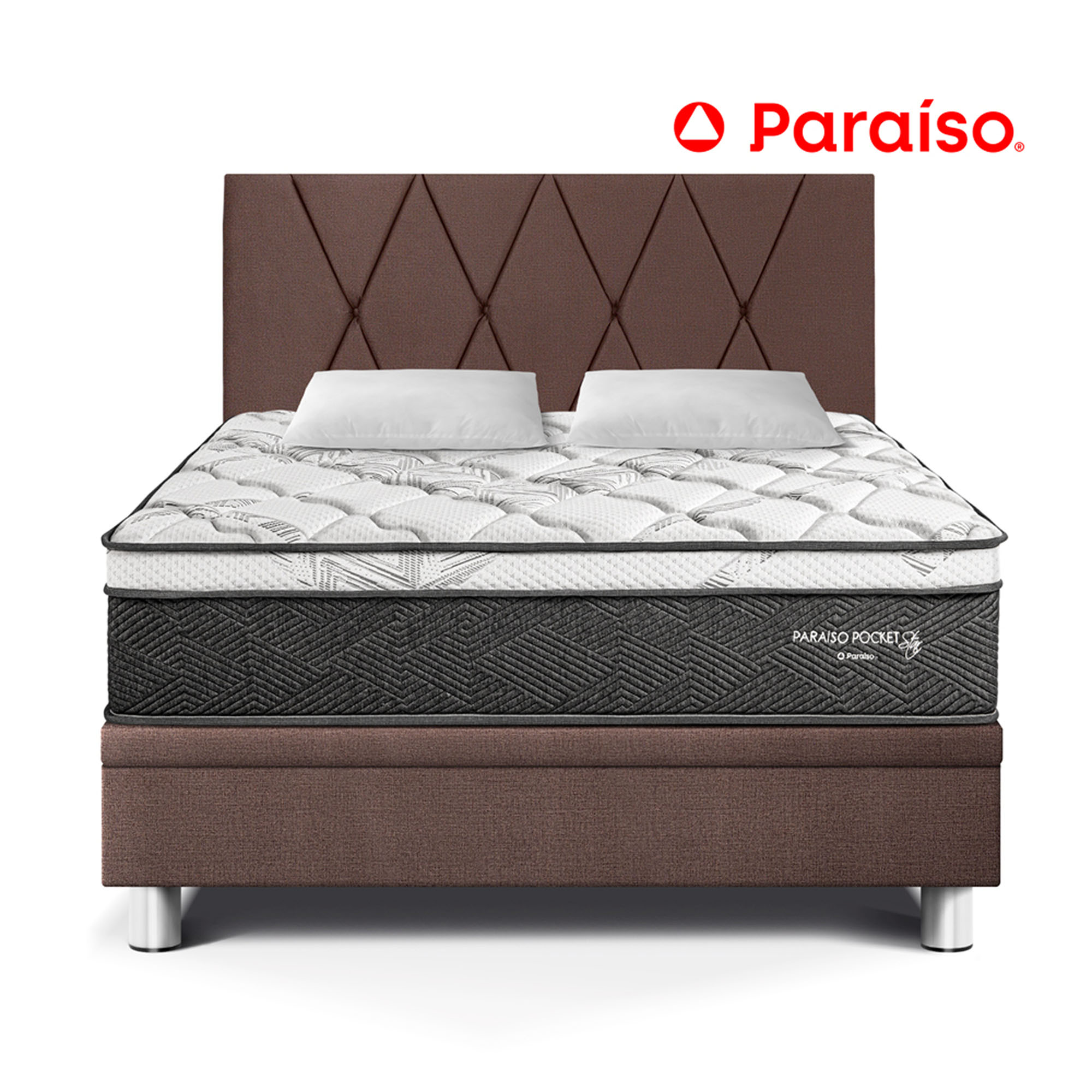 Dormitorio Boxet PARAISO Pocket Star Queen Choco