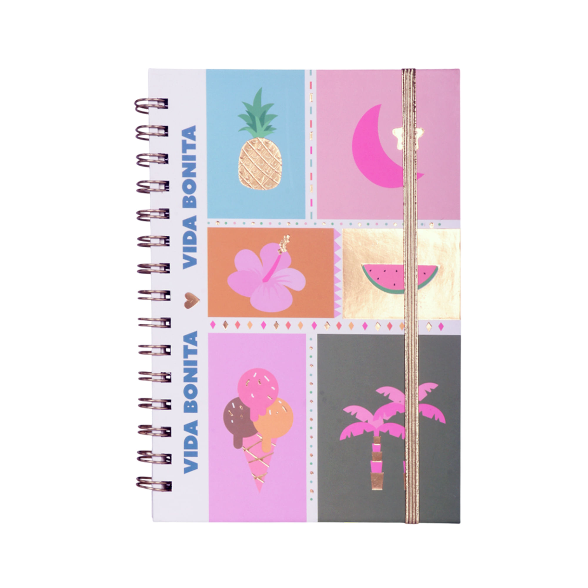 Libreta anillada con liga Life ARTESCO