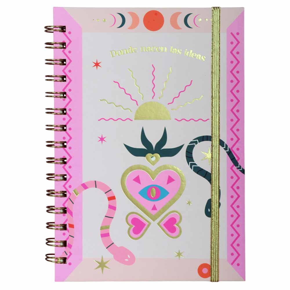 Libreta anillada con liga Ideas ARTESCO