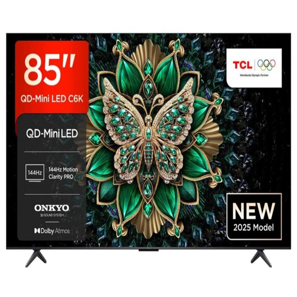 Televisor TCL 85 QD MINI LED 4K UHD Año 2025 Google TV 85C6K