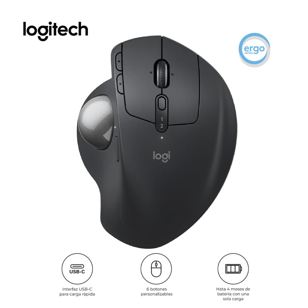 Mouse Logitech Mx Ergo S Advanced Trackball Wireless Bolt Bluetooth
