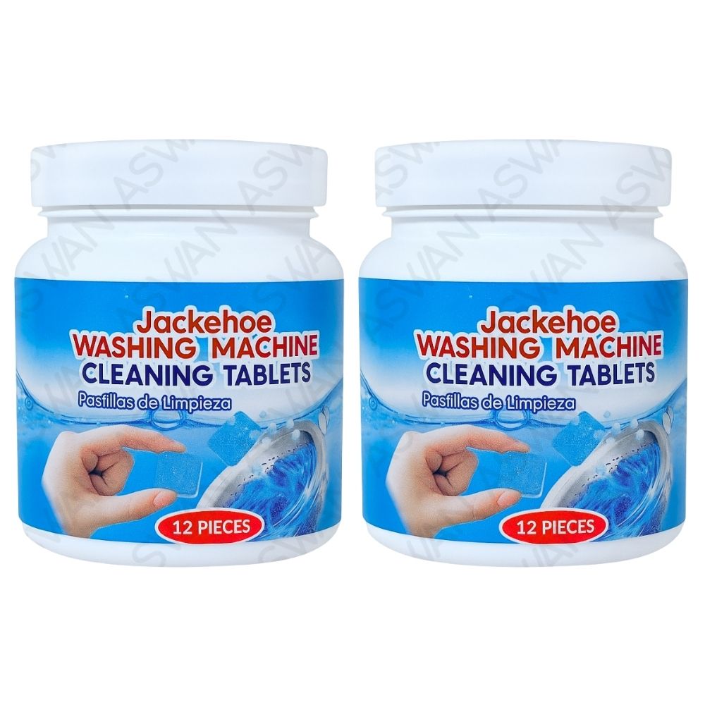 2 UNIDADES PASTILLAS LIMPIADORAS DE LAVADORA  12 PIEZAS