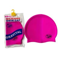 Gorro De Silicona De Natación Para Niños Rosado - GRAVITAL