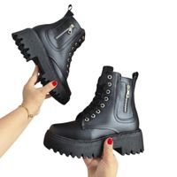 Botin Mujer Pasador 1177 5C-60 Color Negro
