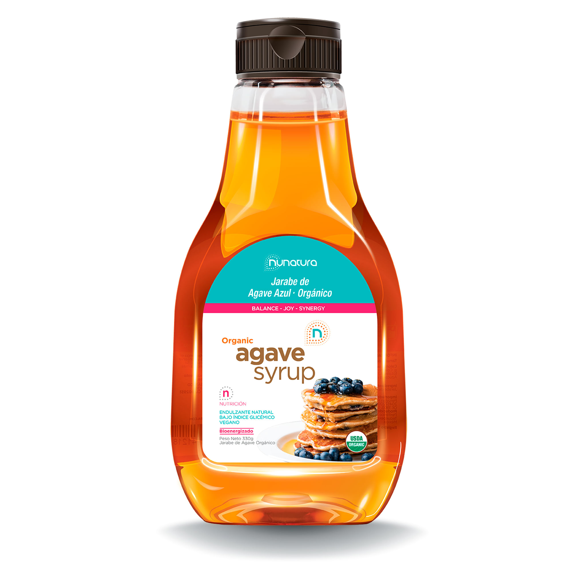 Jarabe de Agave Orgánico NUNATURA Frasco 330g