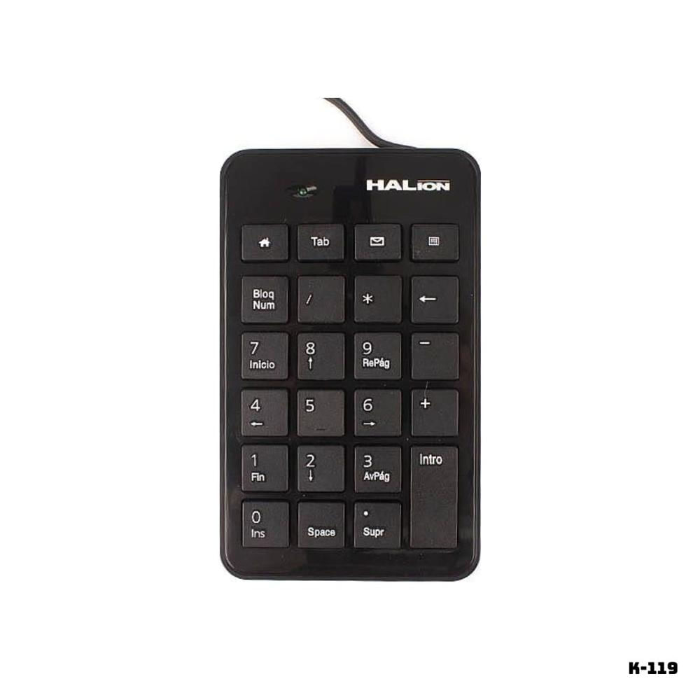 TECLADO NUMERICO HALION K-119