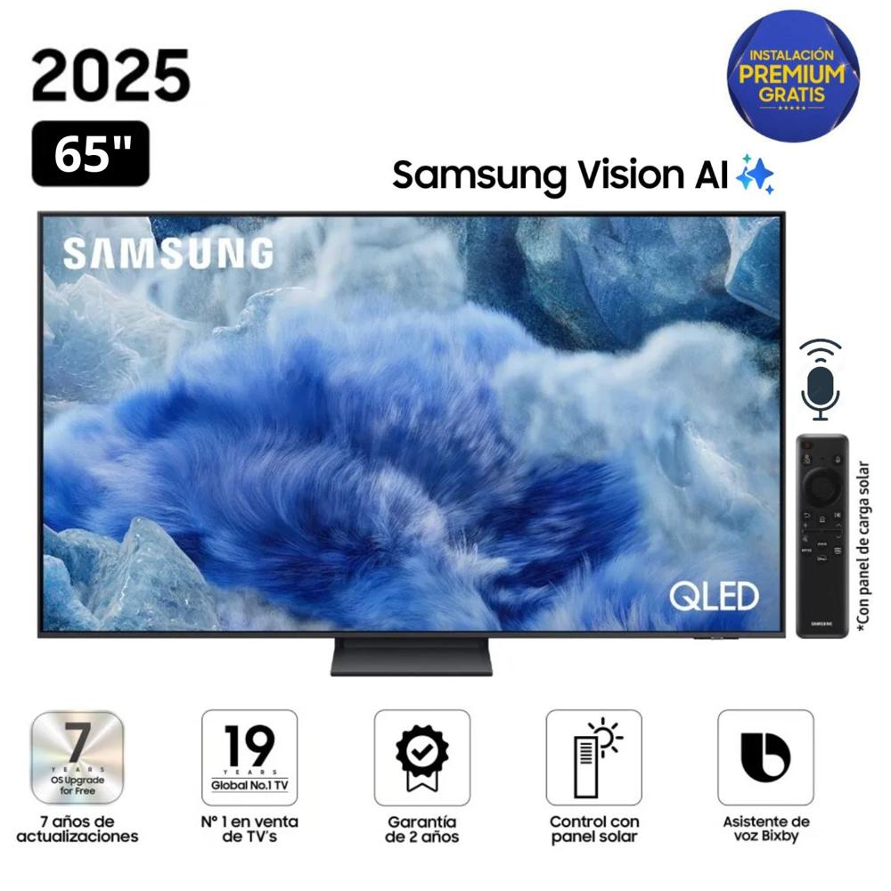 Televisor Samsung QLED 65 Visión AI Smart TV QN65Q8FAAGXPE