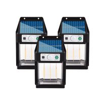 Set de 3 Lámparas Solar Con Sensor De Movimiento Diseño Elegante