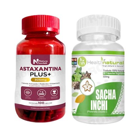 ASTAXANTINA PLUS + SACHA INCHI HEALTHNATURAL