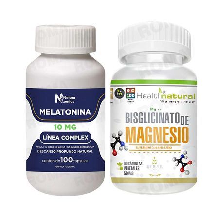 MELATONINA COMPLEX 10MG + BISGLICINATO DE MAGNESIO HEALTHNATURAL
