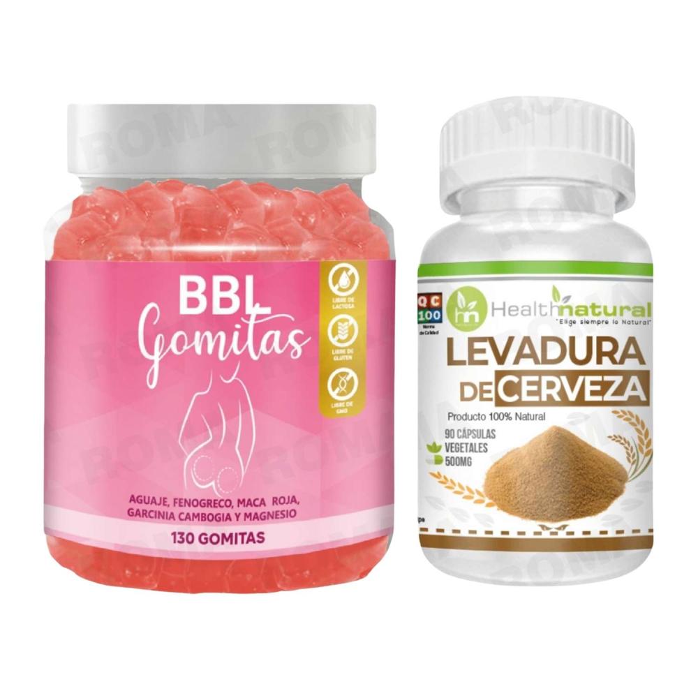 GOMITAS AGUAJE BBL + LEVADURA DE CERVEZA HEALTHNATURAL