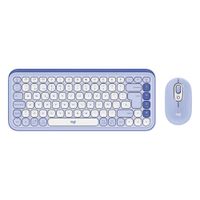 Kit Logitech POP ICON Teclado Y Mouse Combo Wireless Lila - 920-013054