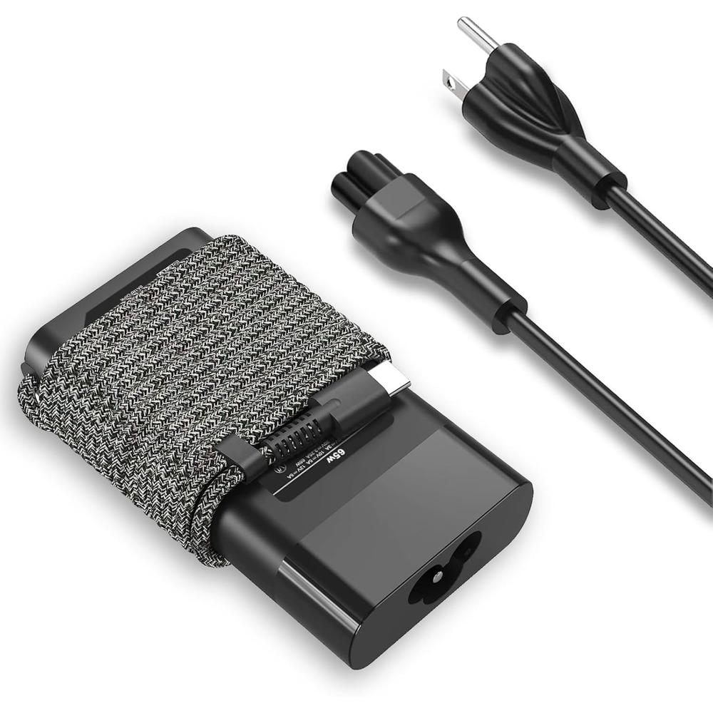 HP Cargador Laptop 65W USB-C + Adaptador Elitebook Probook - 671R2AA