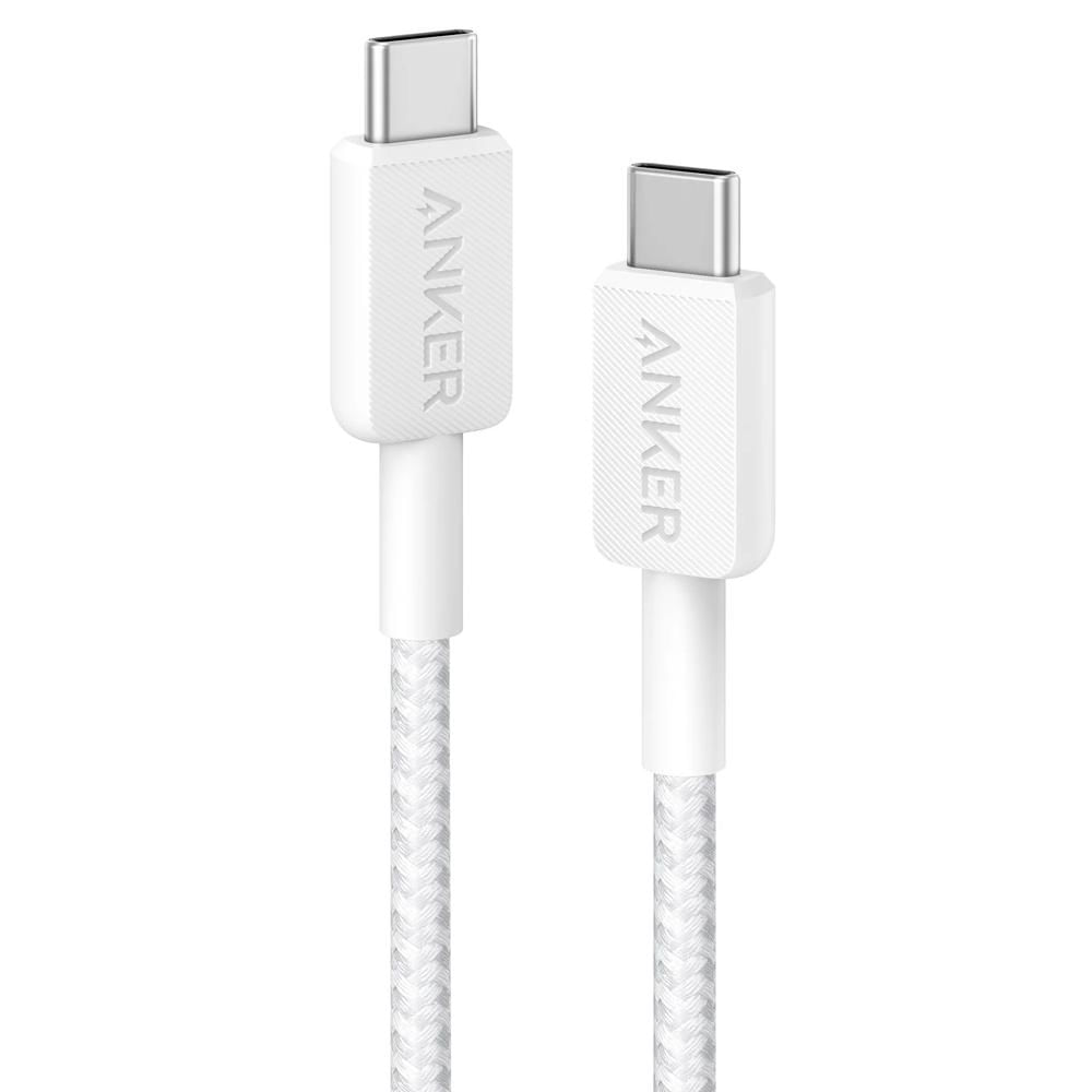 Cable Anker USB-C a USB-C 60W 180cm Carga Rápida Trenzado - A81F6H21