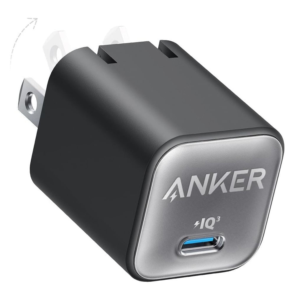 Cargador Anker Nano Charger 30W USB-C Carga Rápida Black - A2147J11