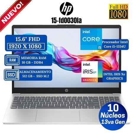 Laptop HP 15-fd0030la 15.6