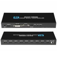 Controlador de Video Wall 3X3 4k Hdmi hasta 9 Televisores Hdmi