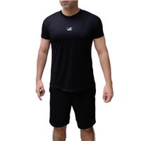 Polo deportivo hombre Revati FT133-PH-M1 / Negro sublimado
