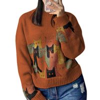 Chompa Unisex 463G-27 Hilo Alpino Barnizado En Los Gatos Color Naranja
