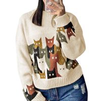 Chompa Unisex 463G-27 Hilo Alpino Barnizado En Los Gatos Color Perla