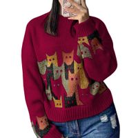 Chompa Unisex 463G-27 Hilo Alpino Barnizado En Los Gatos Color Vino