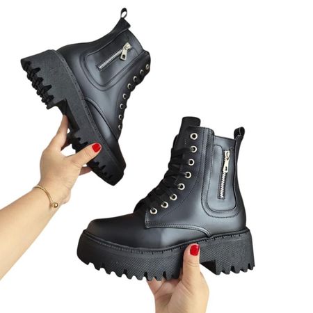 Botin Mujer Pasador 1177 5C-60 Color Negro Talla 38