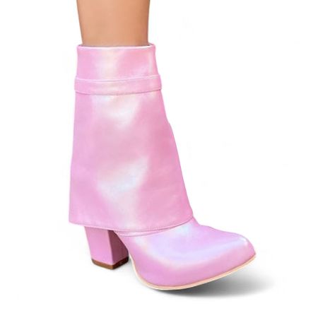 Bota Mujer Hawai Baja Taco 9 1299 5C-85 Color Rosado Talla 39