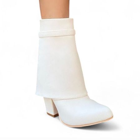Bota Mujer Hawai Baja Taco 9 1299 5C-85 Color Hueso Talla 37
