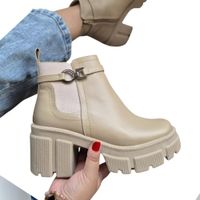 Botin Mujer Traba 7 1177 5C-60 Color Beige