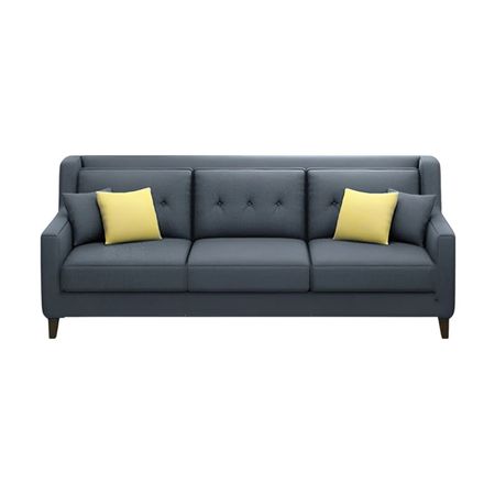 Sofá 3 Cuerpos Barroco Gris