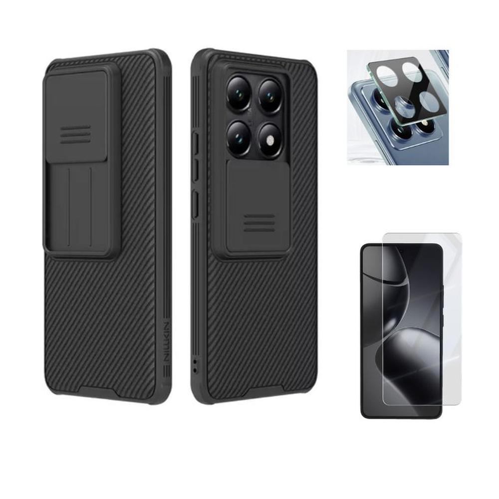 CASE NILLKIN CAMSHIELD XIAOMI MI 14T Y VIDRIOS