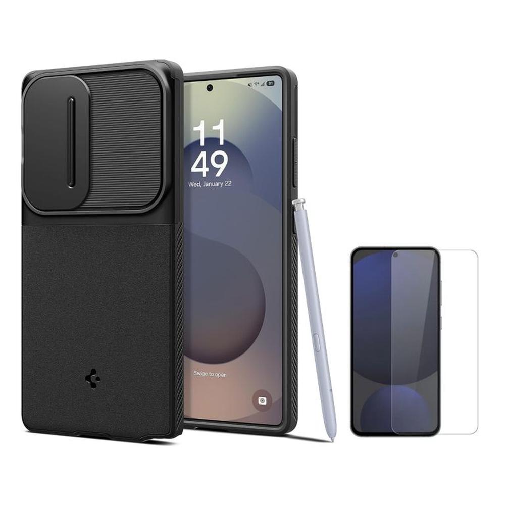 CASE SPIGEN OPTIK ARMOR SAMSUNG S25 ULTRA Y VIDRIO